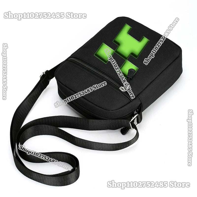 Minecraft Pixel Block Crossbody Bag