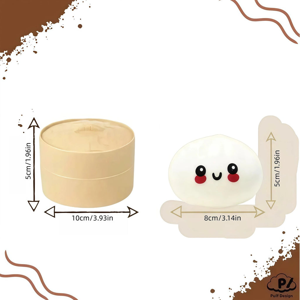 Kawaii Glitter Bun Stretchy Dumpling Desk Toy