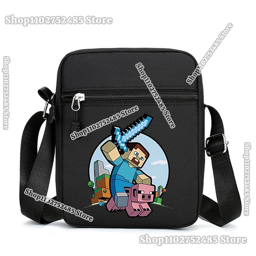 Minecraft Pixel Block Crossbody Bag