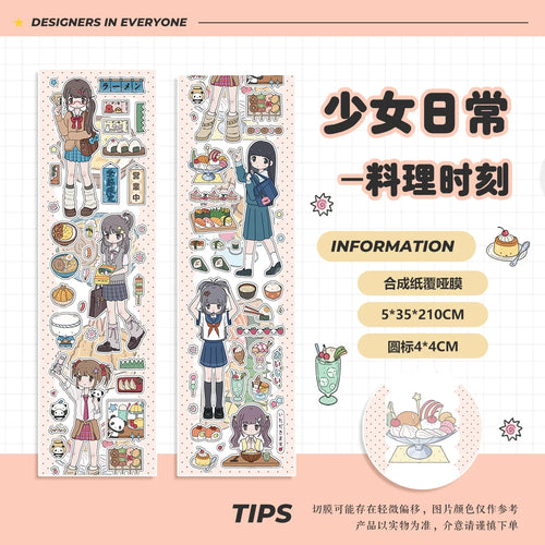 Kawaii Scrapbook Sticker Sheet