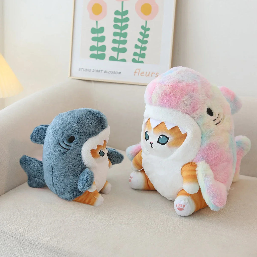Kawaii Shark Cat Plush