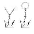 Kingdom Hearts Crown Necklace & Keychain