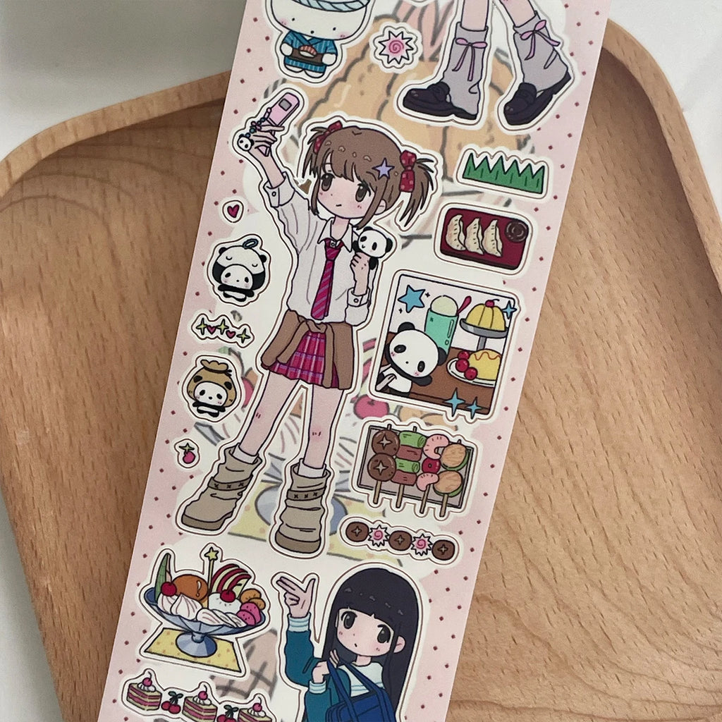 Kawaii Scrapbook Sticker Sheet