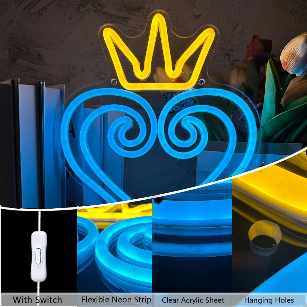 Kingdom Hearts LED Neon Sign