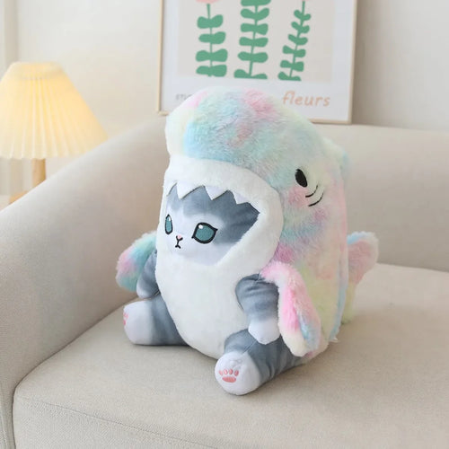 Kawaii Shark Cat Plush