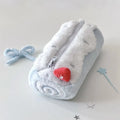 Kawaii Swiss Roll Cake Plush Pencil Case