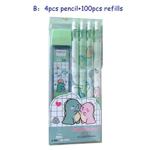 Kawaii Mechanical Pencil set 0.5/0.7mm 2B Refill
