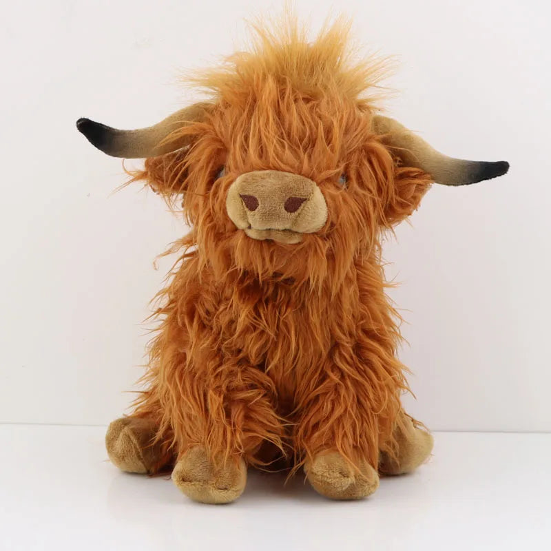 Highland Cow Plush Stuffed Animal 25cm