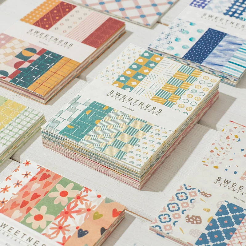 50 Pcs Kawaii Paper Card DIY Pack