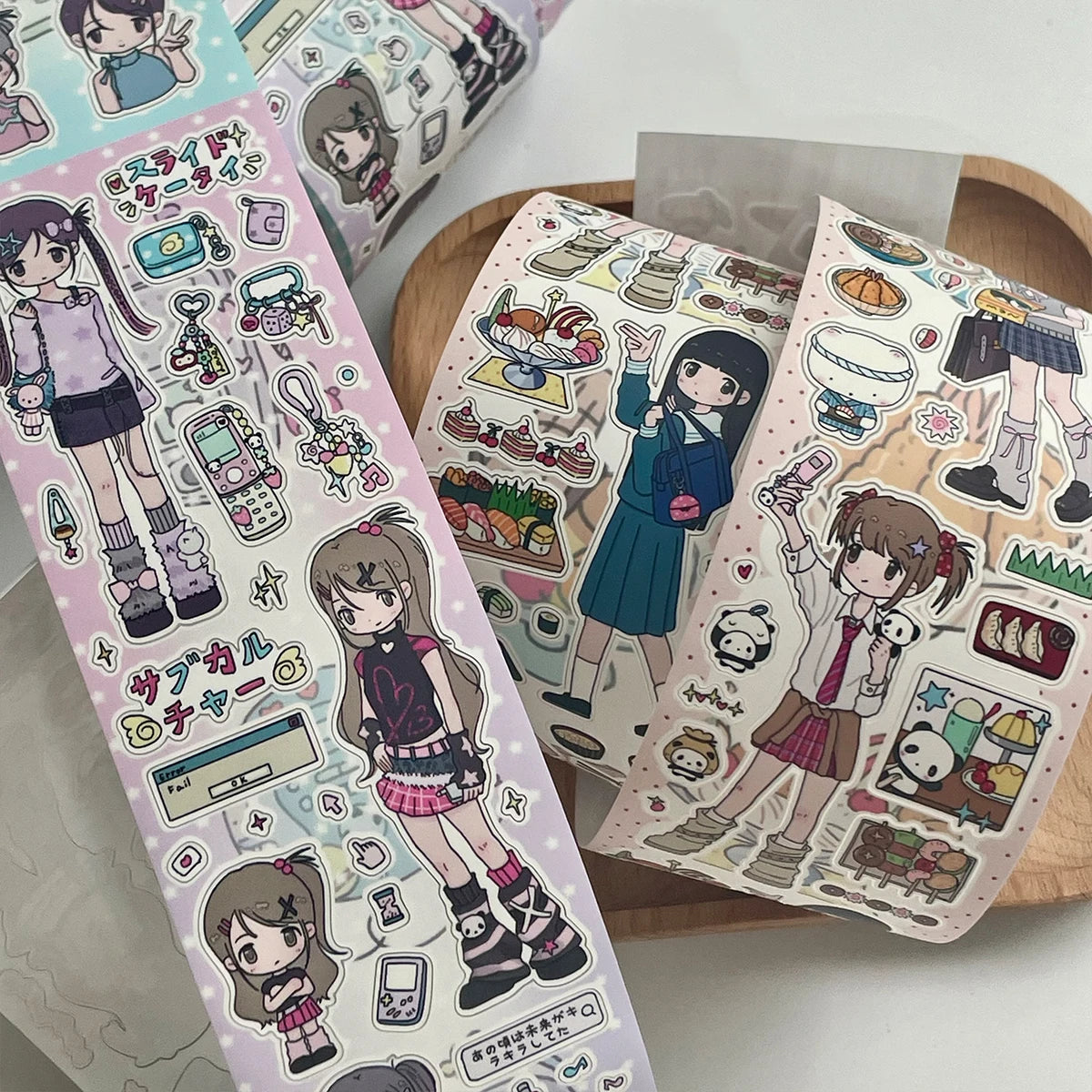 Kawaii Scrapbook Sticker Sheet