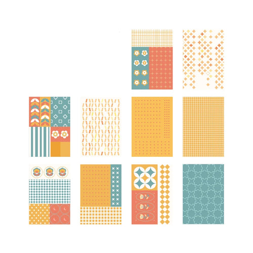 50 Pcs Kawaii Paper Card DIY Pack