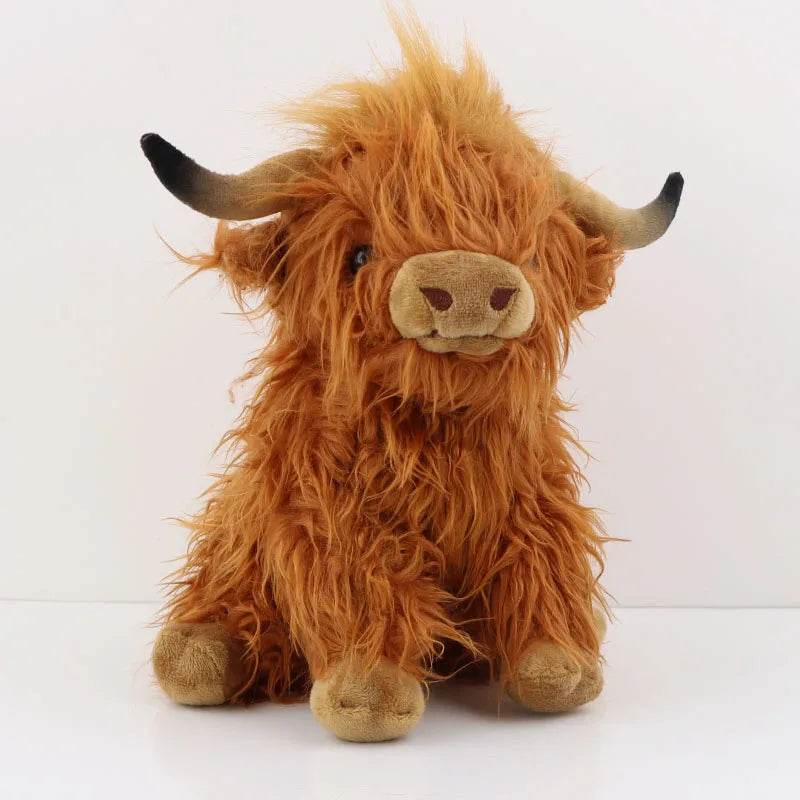 Highland Cow Plush Stuffed Animal 25cm