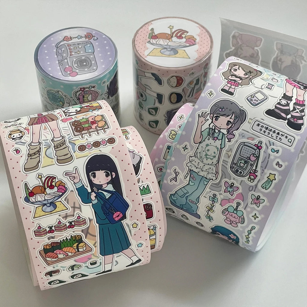 Kawaii Scrapbook Sticker Sheet