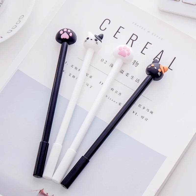 Kawaii Cat Gel Pen Set (10pcs)