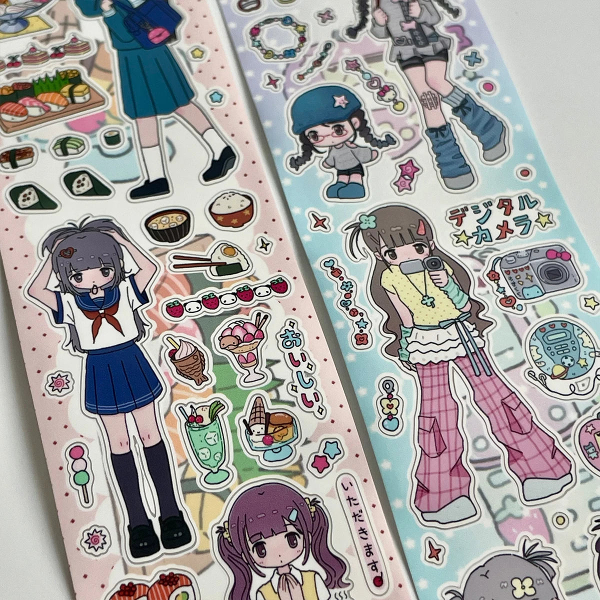 Kawaii Scrapbook Sticker Sheet