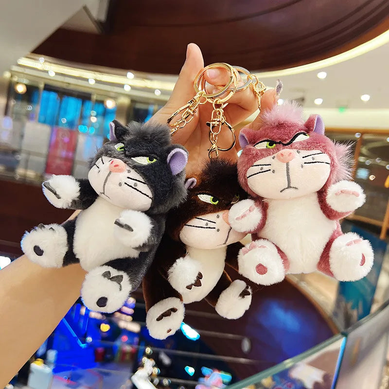 Cute Lucifer Cat Keychain