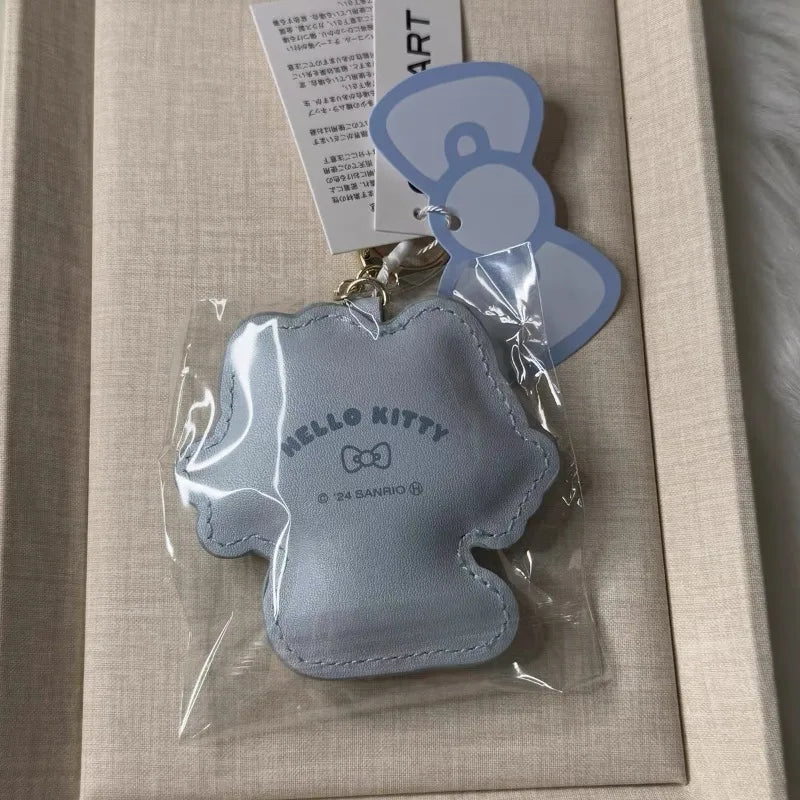 Kawaii Hello Kitty Sky Blue Plush Pendant Keychain