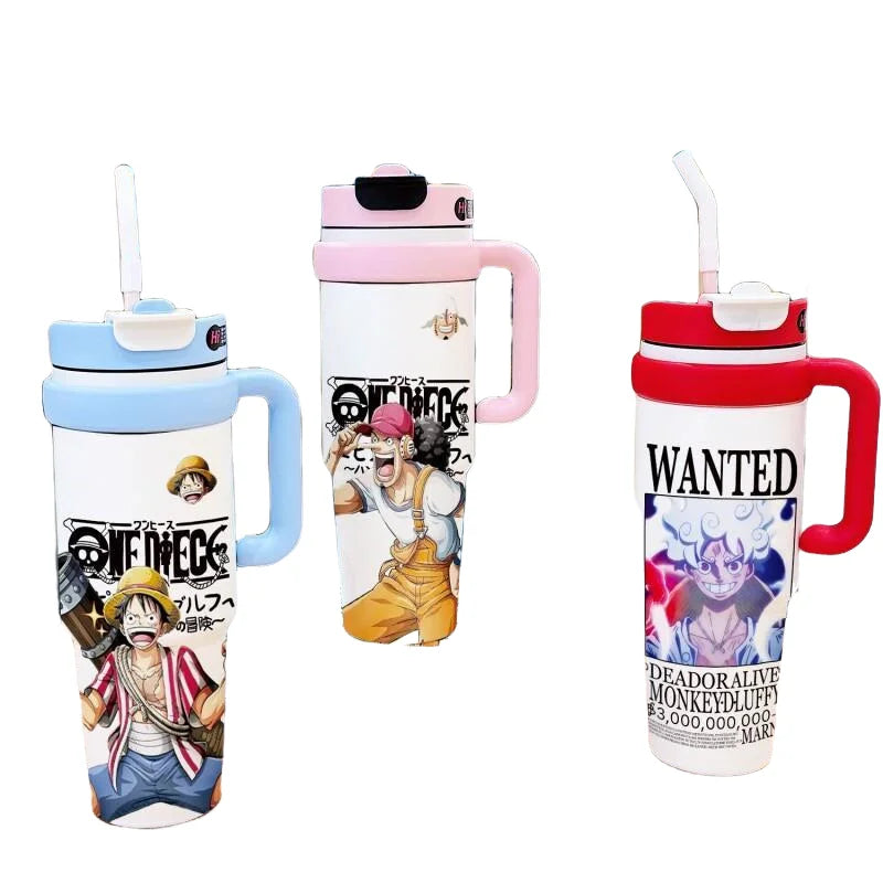 BANDAI One Piece Monkey D. Luffy Insulated Tumbler Stainless Steel