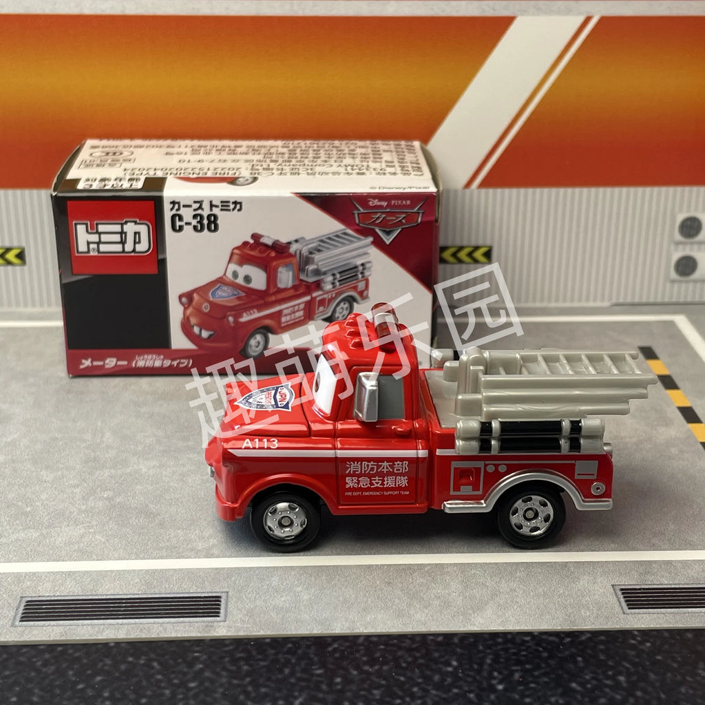 Disney Cars Tomica C-38 Meter (Fire Truck Type)