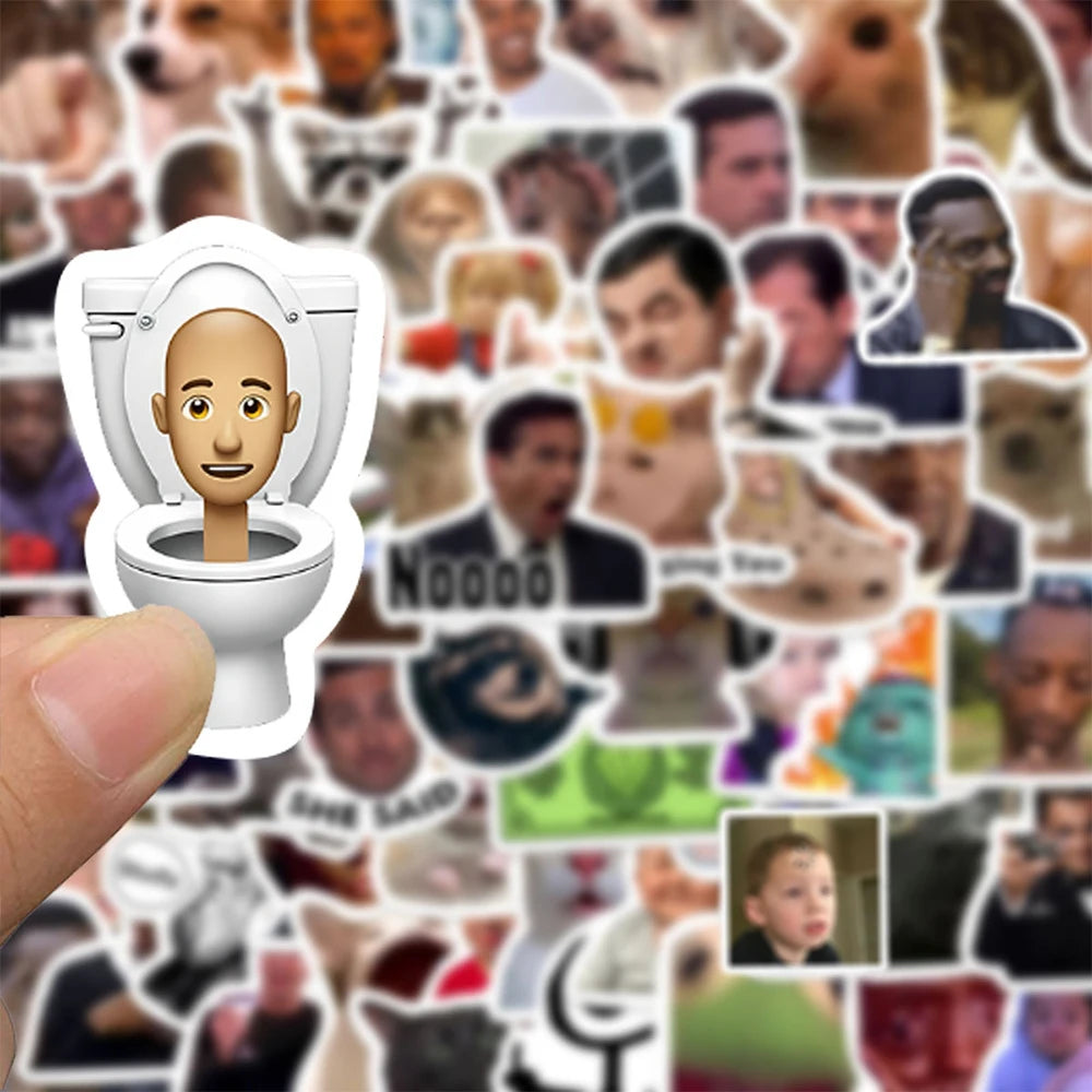 10/30/50/100pcs Classic American TV Series Funny Meme Stickers Cartoon Expression Decals DIY Luggage Phone Scrapbooking Sticker