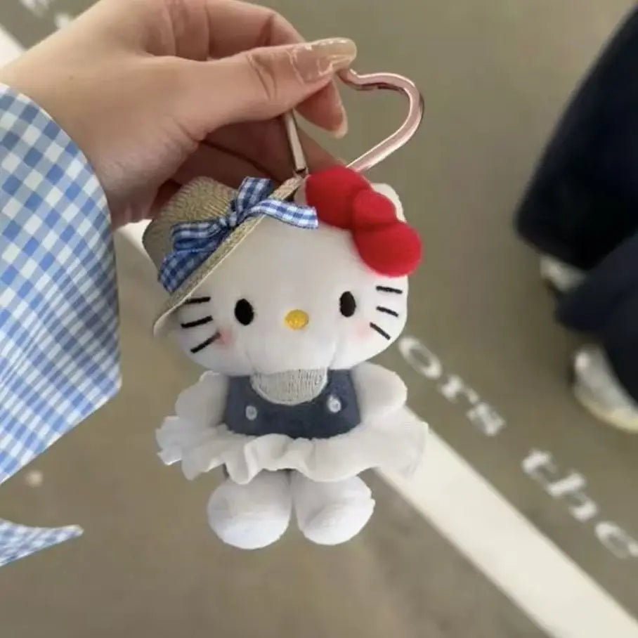 Hello Kitty Sanrio Plush Keychain