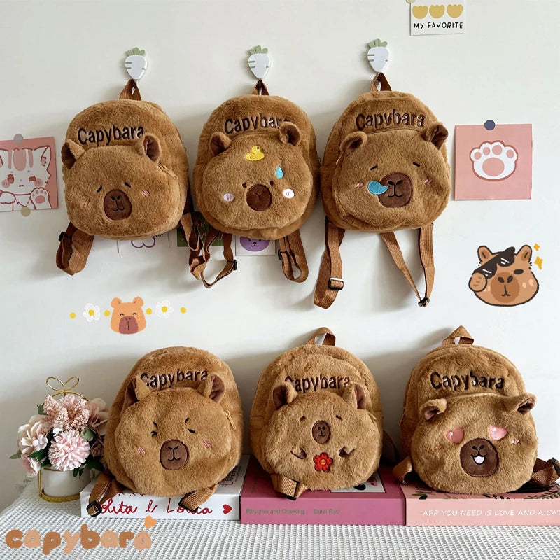Kapibara Plush Backpack
