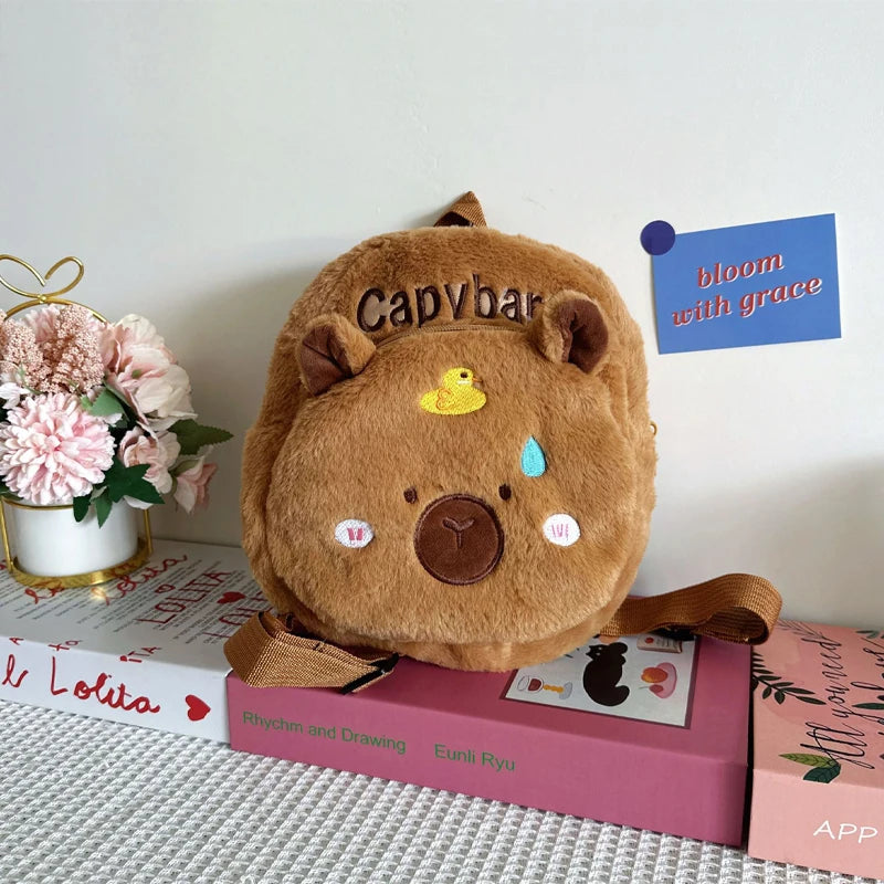 Kapibara Plush Backpack