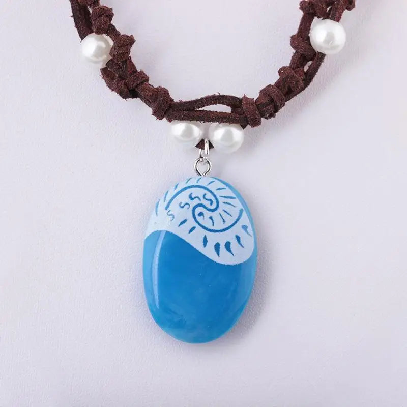 Moana Necklace Disney Anime Figure Cosplay Props