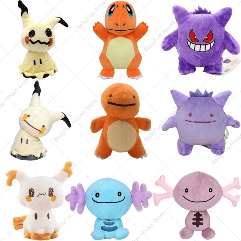 Pokemon Q Version Plush Toys Kawaii Stuffed Animals