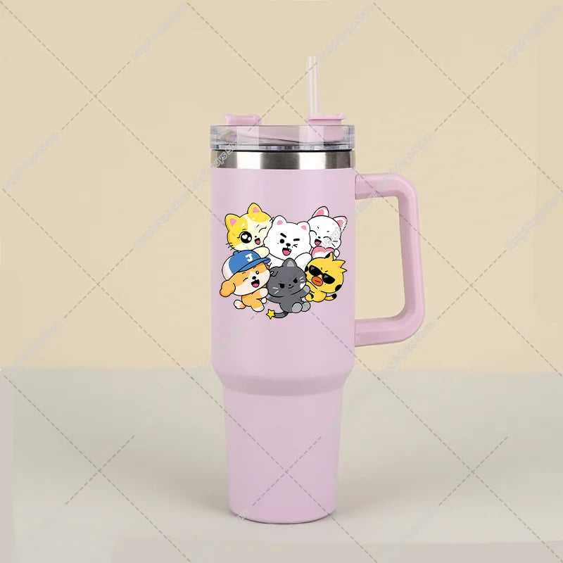 Stainless Steel Tumbler Kpop Print Cup