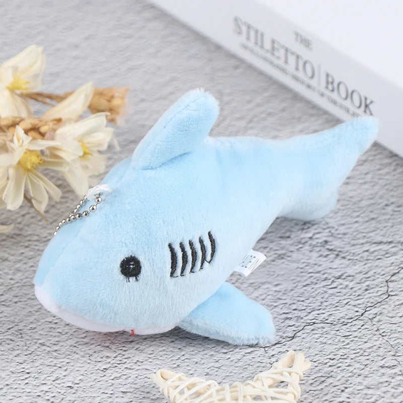 12CM key chain shark plush