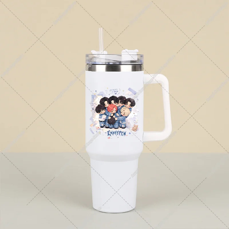 Stainless Steel Tumbler Kpop Print Cup