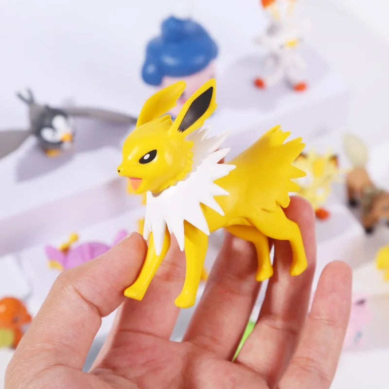 5-10cm Pokemon Figures Model Charmander Popplio Litten Pikachu Arceus Action Figure Collectible Toys