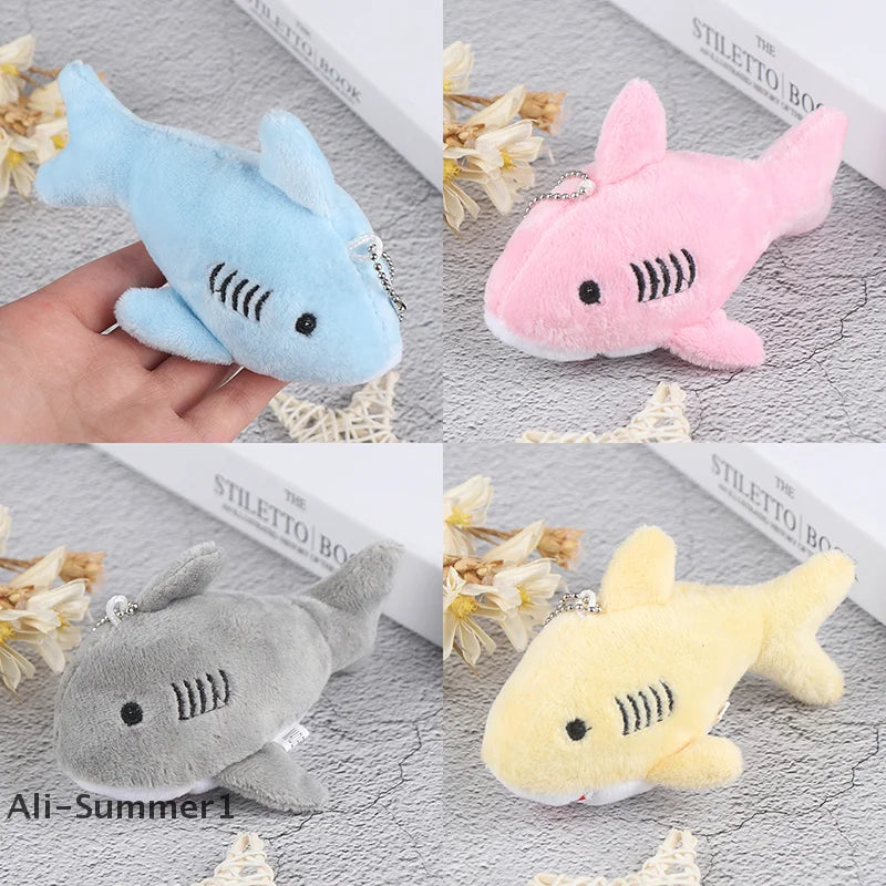 12CM key chain shark plush